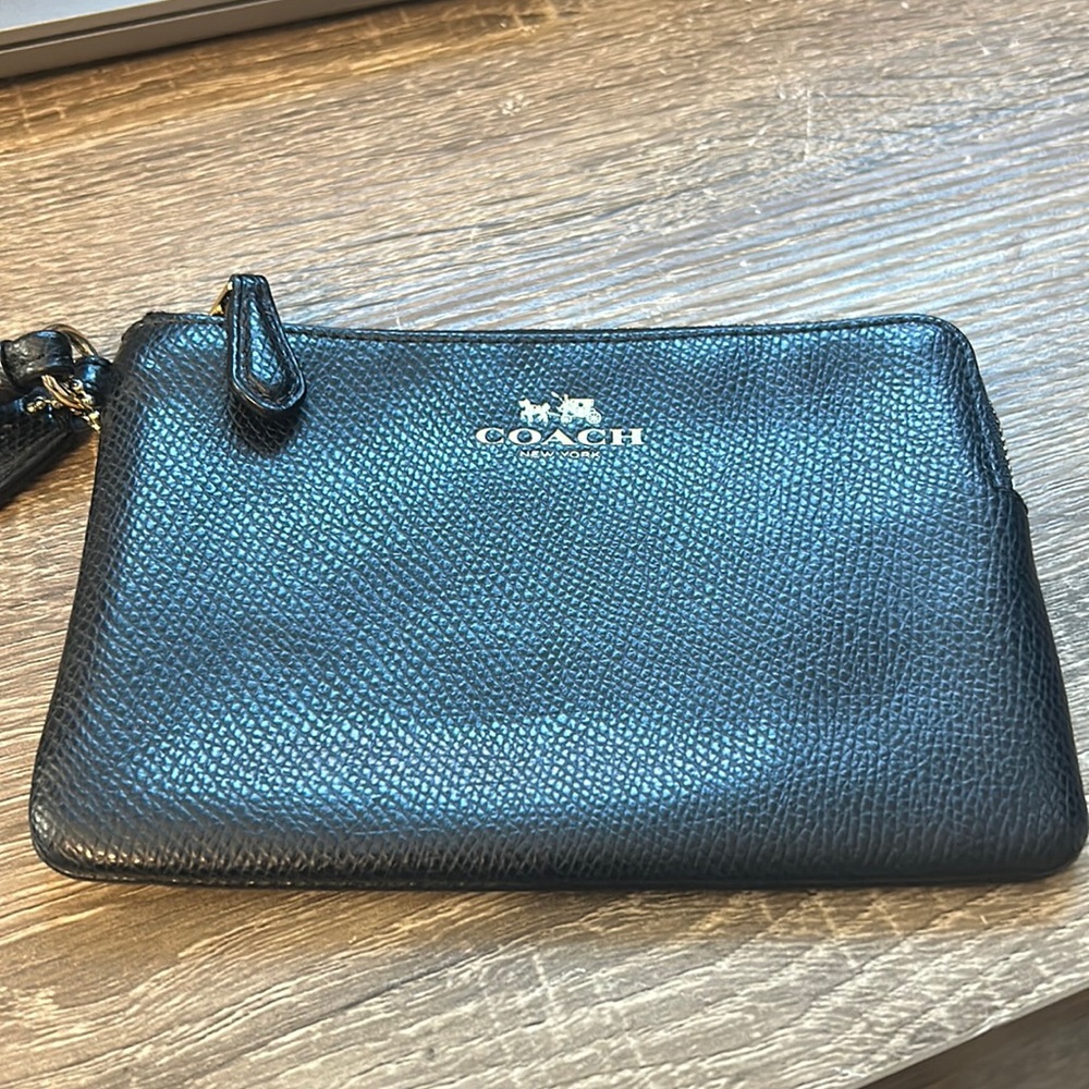 Black Coach wristlet